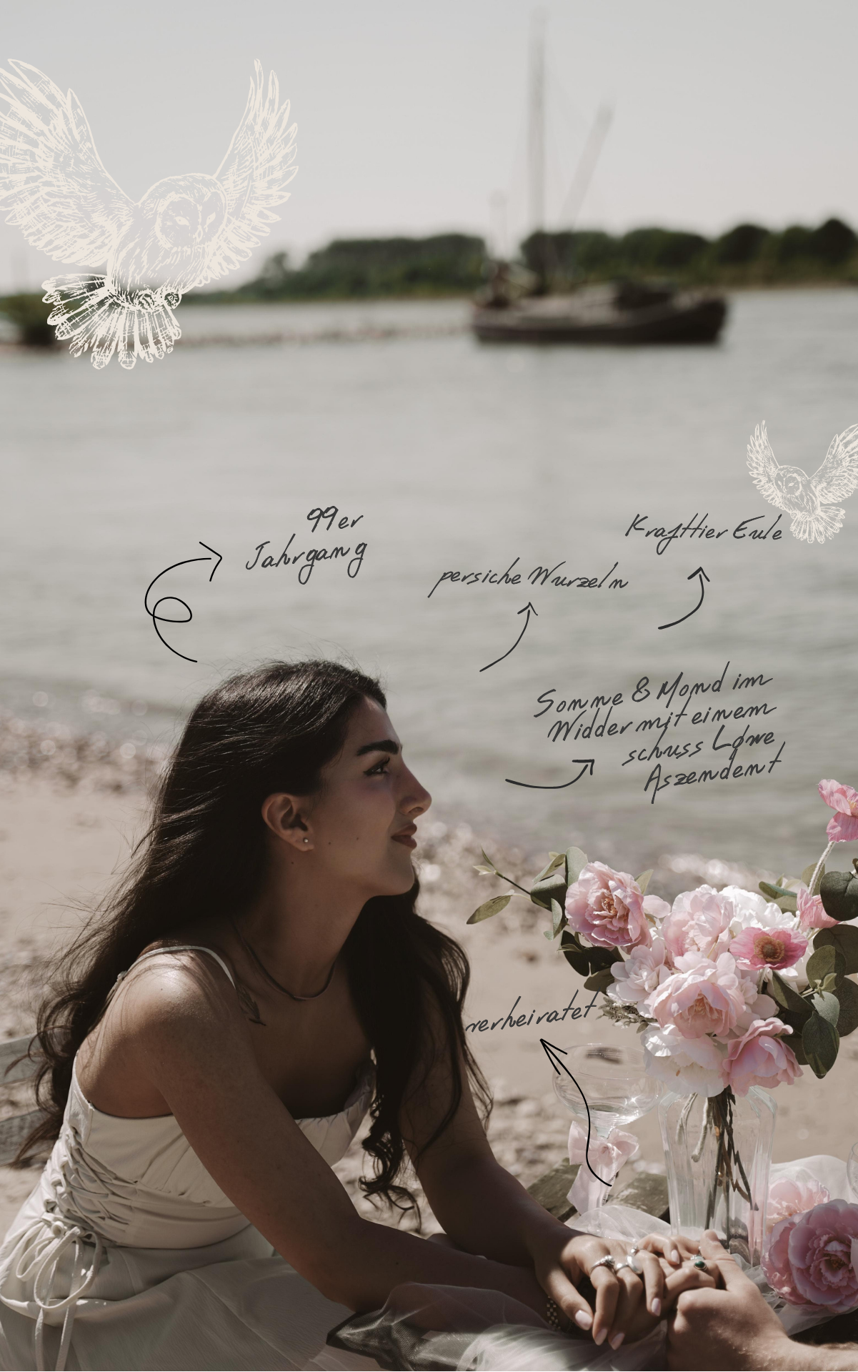 AOHNA Hintergrund mit Eulen